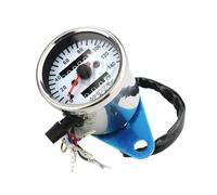 Gauge Speedometer Universal 12V Motorcycle Tachometer Odometer Gauge Dual Speed Meter Indicator Light ATV Pit Dirt Bike Scooter Tachometer