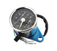 Gauge Speedometer Universal 12V Motorcycle Tachometer Odometer Gauge Dual Speed Meter Indicator Light ATV Pit Dirt Bike Scooter Tachometer