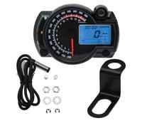Gauge Speedometer Universal Digital Motorcycle RX2N Odometer Tachometer Meter Instrument Adjustable MAX 299KM/H 7colors Dashboard