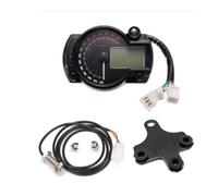 Gauge Speedometer Universal Digital Motorcycle RX2N Odometer Tachometer Meter Instrument Adjustable MAX 299KM/H 7colors Dashboard