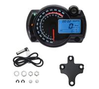 Gauge Speedometer Universal Digital Motorcycle RX2N Odometer Tachometer Meter Instrument Adjustable MAX 299KM/H 7colors Dashboard