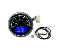 Gauge Speedometer Universal Motorcycle 12000RMP Tachometer Odometer Tachometer Motorbike Gauge Motorcycle Digital Dash 1-4 Cylinders