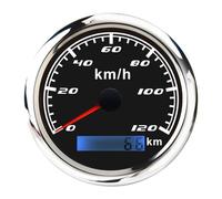 Gauge Speedometer Universal Tachometer 12V/24V Odometer 85Mm 120Km/H Hourmeter Tachometer Backlight For Marine Motorcycle