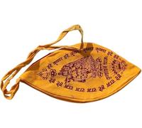Gaumukhi Jap Mala Bag - Hare Rama Hare Krishna Design Cotton Gomukhi Japa Mala Chanting Bag for Mantra Jap & Meditation