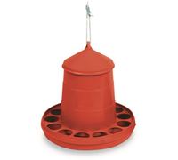 Gaun Plastic Poultry Feeder Red (2Kg)
