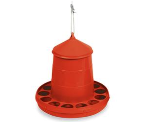 Gaun Poultry Feeder Plastic - Red - 2kg