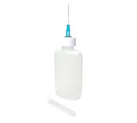 Gaunt Industries HYPO-200 - Oiler Boiler - Watercolour & Acrylic Paint Applicator - 30ml Clear Oval Plastic Bottle with 25 Gauge Blunt Needle - Precision Paint Dispenser