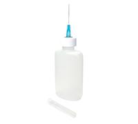 Gaunt Industries HYPO-200 - Oiler Boiler - Watercolour & Acrylic Paint Applicator - 30ml Clear Oval Plastic Bottle with 25 Gauge Blunt Needle - Precision Paint Dispenser