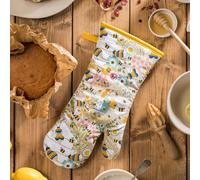 Gauntlet Oven Glove Ulster Weavers Bee Keeper 100% Cotton Natural