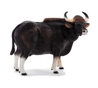 MOJO Gaur Bull Realistic International Wildlife Hand Painted Toy Figurine
