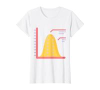 Gaussian Function Bell Curve Value Graphic T-Shirt