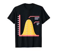 Gaussian Function Bell Curve Value Graphic T-Shirt