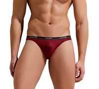 Gauvine Underwear, Second Skin 2011 Brief, Burgundy, Men's Size L, Pack of 1