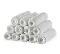 Gauze Bandage Rolls - 4 Yards Per Roll of Gauze Bandage and Stretch Wrapping for Dressing All Types of Wounds and Kit by MEDca, (7.5 cm x 3.7 m - Pack of 12)