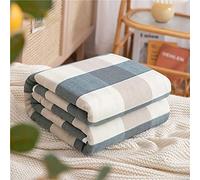 Gauze blanket, single, 6-ply gauze, 100% natural, soft to the touch, moisture-wicking, colorful, breathable, great for sleep, gentle on the skin, comfortable all round, machine was