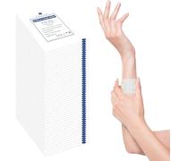 Gauze Swabs,50 PCS Gauze Swabs 10cm x 10cm,Gau ze Pads,Gauz e Dressing,Gauz e Squares,Non Woven Swabs,Gauz e Sponge,Non Woven G auze Pads,Cotton G auze Household Supplies for Home Outdoor