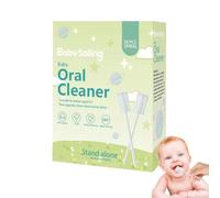 Gauze Toothbrush | Tongue Cleaner Toothbrush with Paper Handle - Tight Suture Cleaning Supplies for Home, Travel, Hotel, and Outdoors