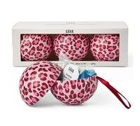 Gåva Refillable Bauble Trio with Swedish Candy - Christmas Ornament Gift Set in Swdish Design - Pack of 3 (Glögg)