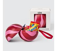 Gåva Reusable Christmas Bauble with Swedish Chocolate - Sustainable Nordic Ornament Gift Box - Perfect Decor Piece (Arne)