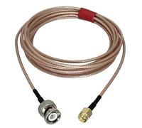 GAVATKLKCP 1-10M RG316 Cable BNC Male Plug to SMA Crimp Connector Wire Terminal RF Jumper Pigtails Straight(5M)