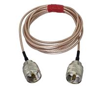 GAVATKLKCP 4inch-10M RG316 RF Pigtail PL259 UHF Male Plug to Connector Jumper Straight Cable(3FT)