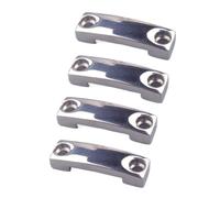 GavdMUotX 4Pcs Deck Fitting Fender Lock Tie Down Eye Strap Loop Compatible With Boat Marine Yacht 316 Stainless Steel Silver