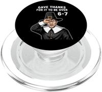 Gave Thanks For It To Be Over 6-7 Pilgrim Meme Thanksgiving PopSockets PopGrip for MagSafe