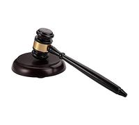 Gavel and Sound Block Set Lawyer Judge Chairman of The Board Elegent Desk Accessory for President of Local Club Court Hammer