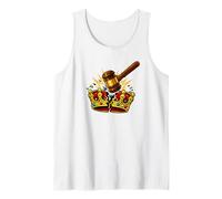 Gavel Smashing Crown Justice Over Tyranny Tank Top