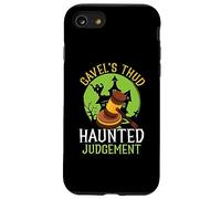 Gavel's Thud Haunted Judgment Scary Lawyer Halloween Case for iPhone SE (2020) / 7/8