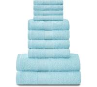 Gaveno Cavailia 10 Piece Toronto Towel Bale Set Aqua Premier Super Soft And Quick Obsorbent Bath Towel