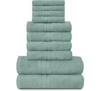Gaveno Cavailia 10 Piece Toronto Towel Bale Set Duck Egg Premier Super Soft And Quick Obsorbent Bath Towel