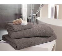 Gaveno Cavailia 100% Natural Cotton Thick Absorbent 450 GSM Hampton Hand Towel [ Pack of 4-Silver/Grey (50x80 cm)