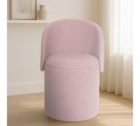 Gaveno Cavailia 3-In-1 Malibu Ottoman Stool Pink Modern Multifunctional Storage Ottoman Seat Hidden Storage Box For Living Room, Bedroom,