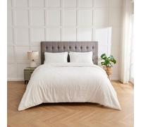 GAVENO CAVAILIA 3D Embossed Stirling Heart Duvet Cover Set in White | Size: Double GAVENO CAVAILIA White Double
