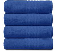 GAVENO CAVAILIA 4 Pack Hampton Towel in Blue GAVENO CAVAILIA Blue