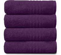 GAVENO CAVAILIA 4 Pack Hampton Towel in Purple GAVENO CAVAILIA Purple