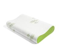 GAVENO CAVAILIA Bamboo Contour Pillow in White GAVENO CAVAILIA White
