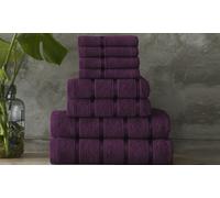 Gaveno Cavailia Boston Eight-Piece Towel Set: Red