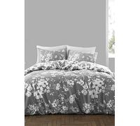 Gaveno Cavailia Eliza Floral Duvet Cover Set - Grey Grey