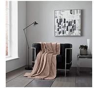 Gaveno Cavailia Flannel Sherpa Fleece Blankets Super Soft Teddy Throw Fluffy Warm & Cosy Sofa Bed Settee Cover, Mink, 200x240 cm