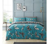 GAVENO CAVAILIA Gertie Printed Duvet Cover in Blue | Size: Single GAVENO CAVAILIA Blue Single