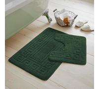 GAVENO CAVAILIA Greek Bath Mat in Dark Green GAVENO CAVAILIA Dark Green