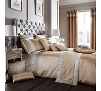 Gaveno Cavailia Luxurious and Stunning Oxy Duvet Set, Polyester, Latte, Double