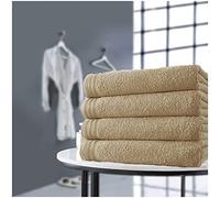 Gaveno Cavailia Luxurious WILSFORD 100% Cotton 500 GSM Super Soft Extra Absorbent 4Pk Bath Sheets Set [ 75x135 cm-Mocha