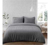GAVENO CAVAILIA Luxury Spencer Duvet Cover Set in Charcoal | Size: King GAVENO CAVAILIA Charcoal King