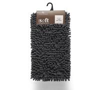 GAVENO CAVAILIA Miami Chenille Loop Bath Mat in Charcoal GAVENO CAVAILIA Charcoal Bath Mat