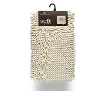 GAVENO CAVAILIA Miami Chenille Loop Bath Mat in Cream GAVENO CAVAILIA Cream Bath Mat