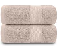 Gc Gaveno Cavailia 2Pk Miami Bath Sheet 90X140 Mocha 700 Gsm Quick Drying & Super Absorbent Bath Sheet Set