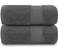 GAVENO CAVAILIA Miami Towel in Charcoal | Size: Bath Sheet GAVENO CAVAILIA Charcoal Bath Sheet
